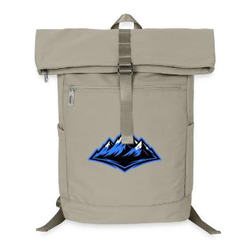Berge Symbol Alpen - Laptop-Rucksack  - Sandbeige - Vorne