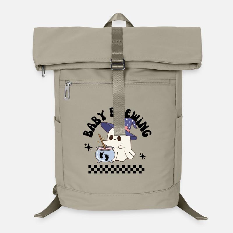 Annonce de Grossesse Halloween:Bébé en Préparation Sac à dos ordinateur