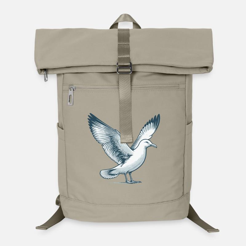 Möwe - Laptop-Rucksack - Sandbeige