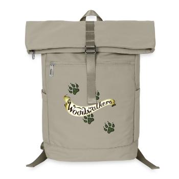 Woodwalkers Lettrage Logo Et Empreintes De Pattes - Sac à dos ordinateur - beige sable - Devant