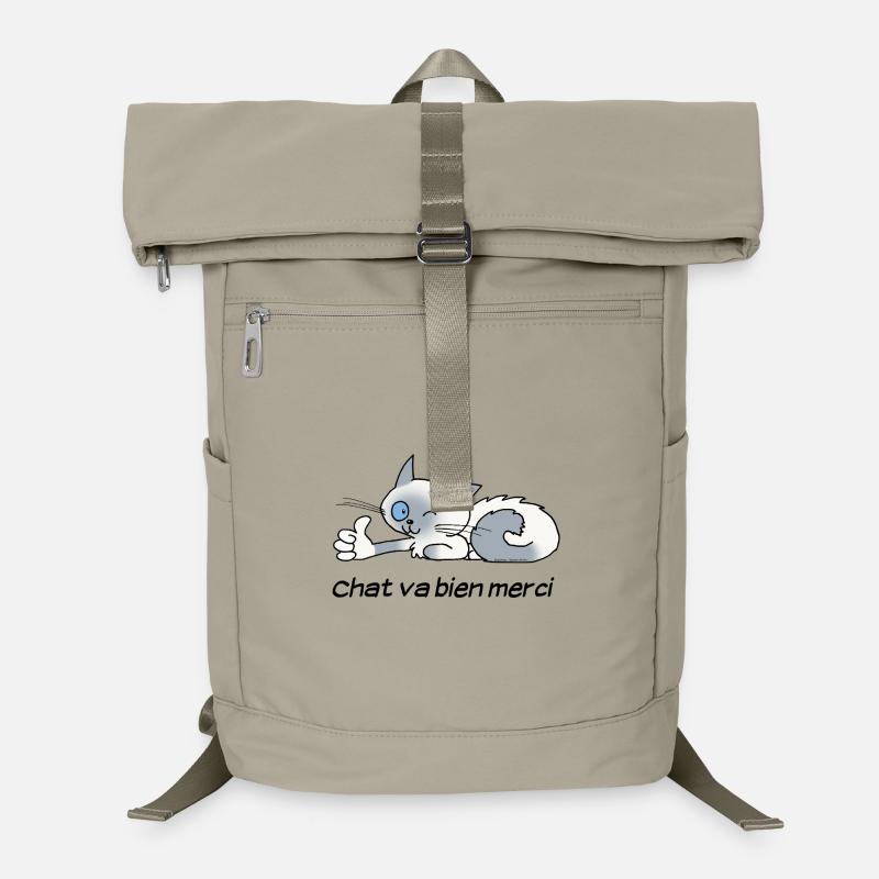 Chat va bien Sac à dos ordinateur