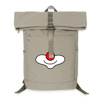 HUMOR. QUOTATION. MESSAGE. RETIREMENT. ANNIVERSARY. - Laptop Backpack - sand beige - Front
