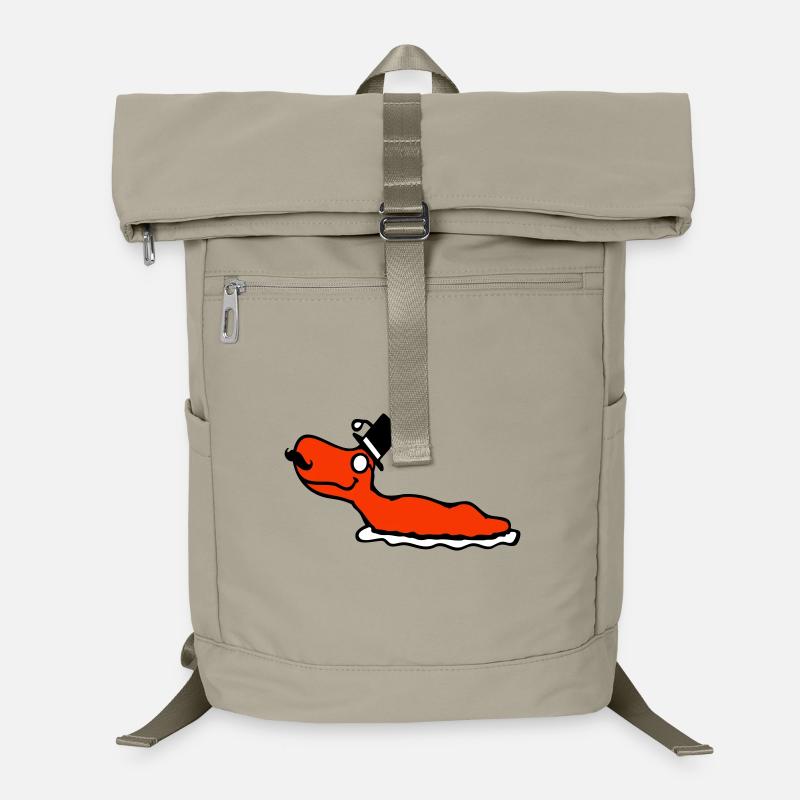 Mr Snail Sir Cylinder Monocle Rich Wealthy Laptop Backpack
