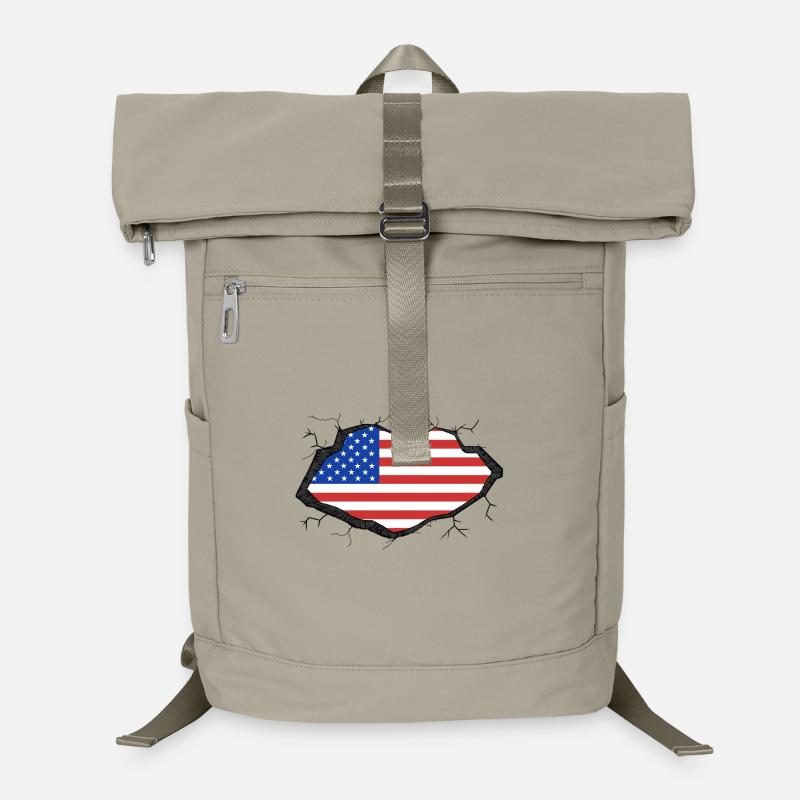 Drapeau américain Sac à dos ordinateur