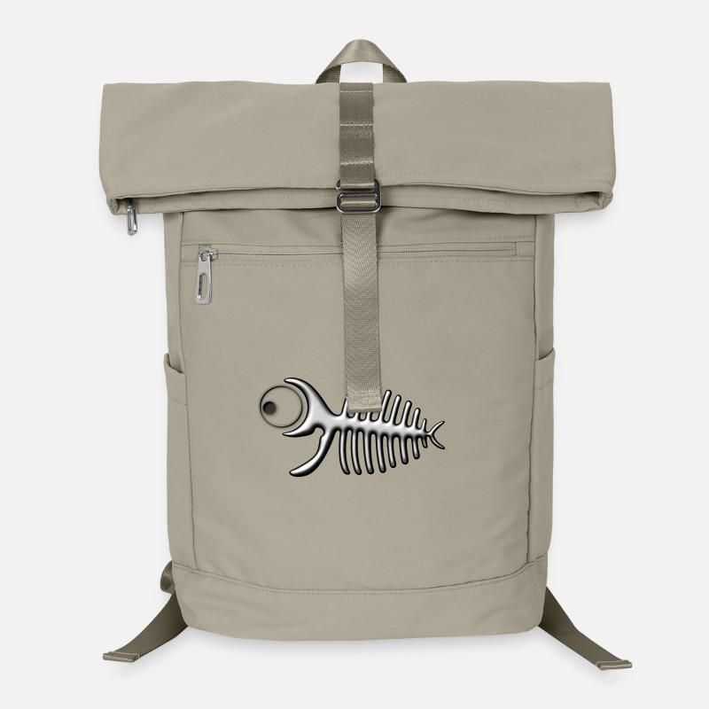 Arête de poisson Sac à dos ordinateur