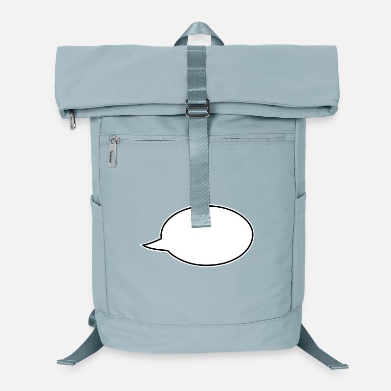 Speech bubble comic right Laptop Backpack