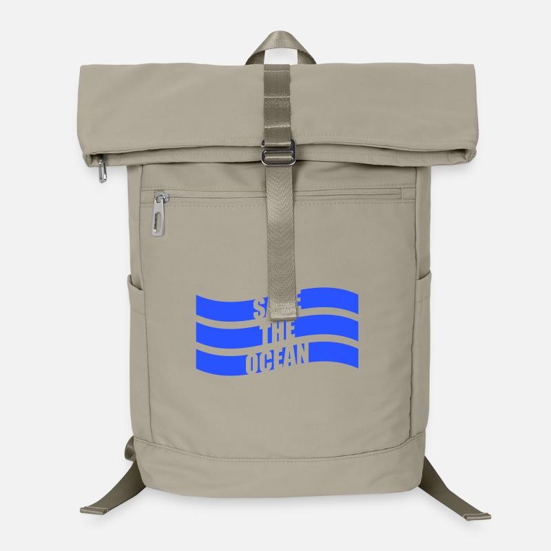Save The Ocean Ocean Activism Environment Statement Laptop Backpack