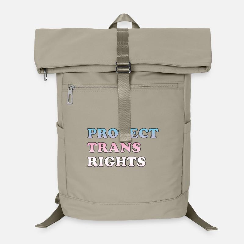 Protect Trans Rights Empowerment Design Laptop Backpack