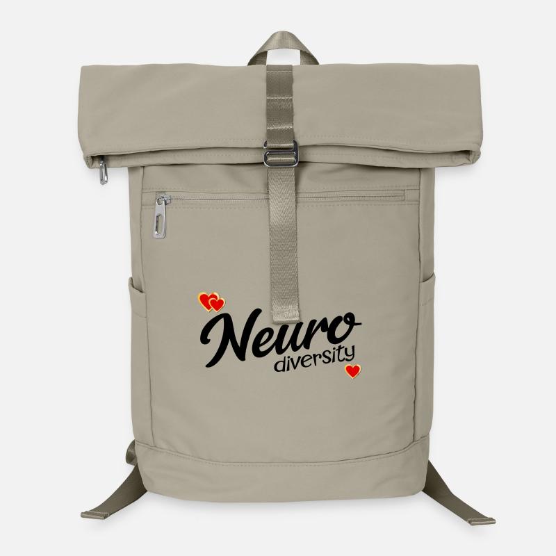 Inclusion Neurodiversity Heart Laptop Backpack