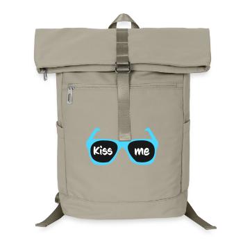 kiss_me - Laptop Backpack - sand beige - Front