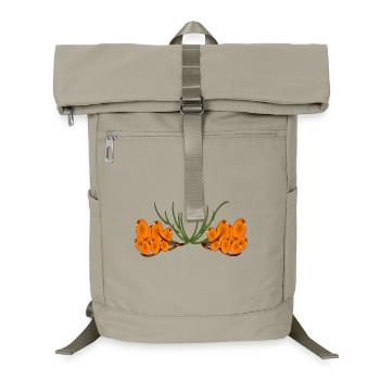 Plantes d’argousier BAIES D’ARGOUSIER - Sac à dos ordinateur - beige sable - Devant