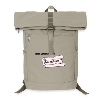 Secret - Laptop Backpack - sand beige - Front