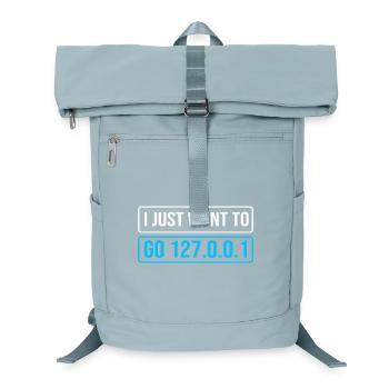Netzwerk Ingenieur Programmierer Informatiker - Laptop-Rucksack  - Eisblau - Vorne
