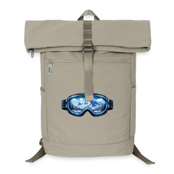 Skibrille Berge Panorama - Laptop-Rucksack  - Sandbeige - Vorne