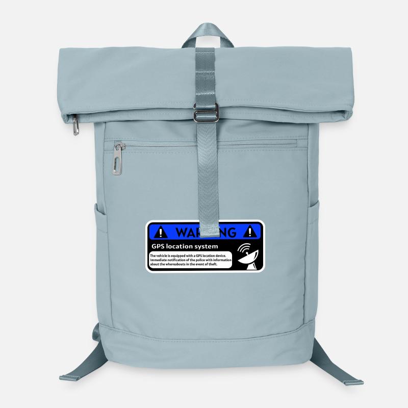GPS Alert Sticker Laptop Backpack