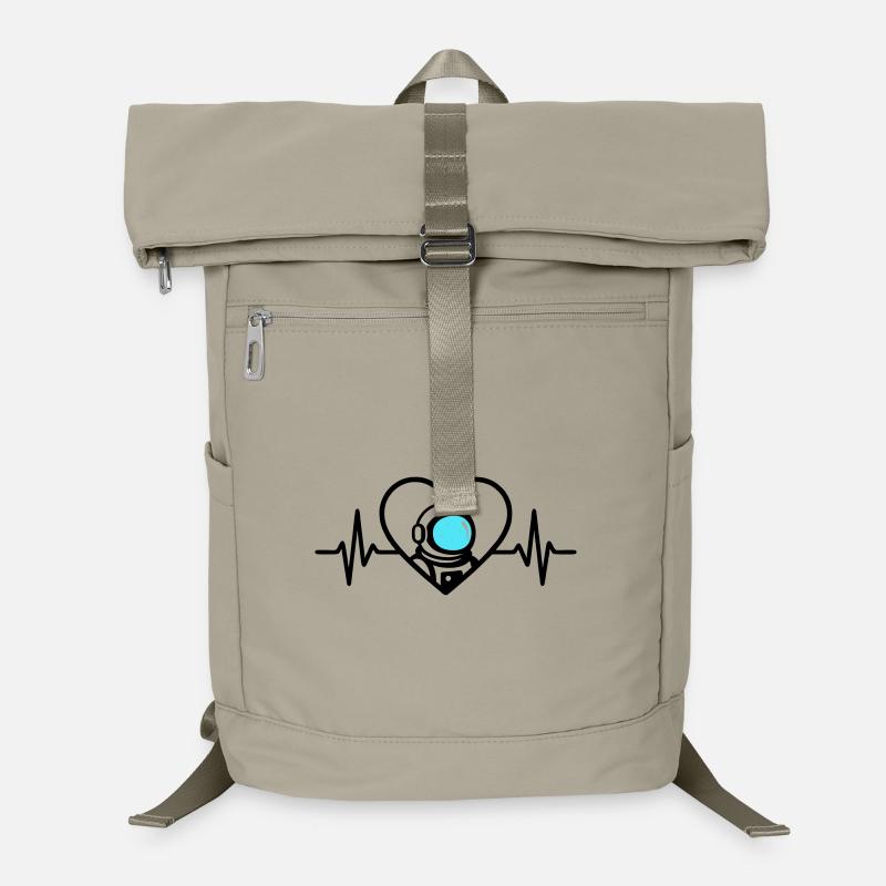 Casque Cosmos de voyage dans l’espace Astronaute Heart Sac à dos ordinateur