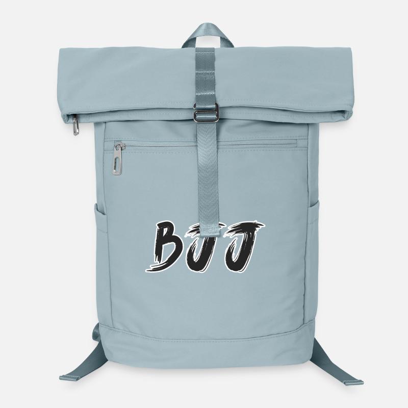 BJJ Schwarzer Gürtel – Jiu Jitsu Rang Design Laptop-Rucksack 
