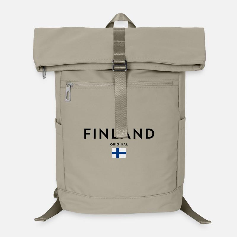 Finnischer Stolz, minimalistisches, schlankes Design Laptop-Rucksack 