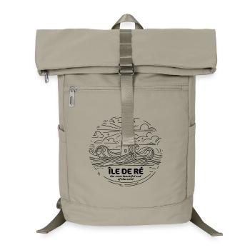 Thsirt Cadeau Île de Ré Plus Bel Endroit Charente - Sac à dos ordinateur - beige sable - Devant