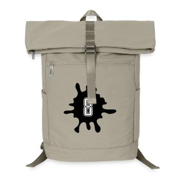 Blobs 8 Number - Laptop Backpack - sand beige - Front