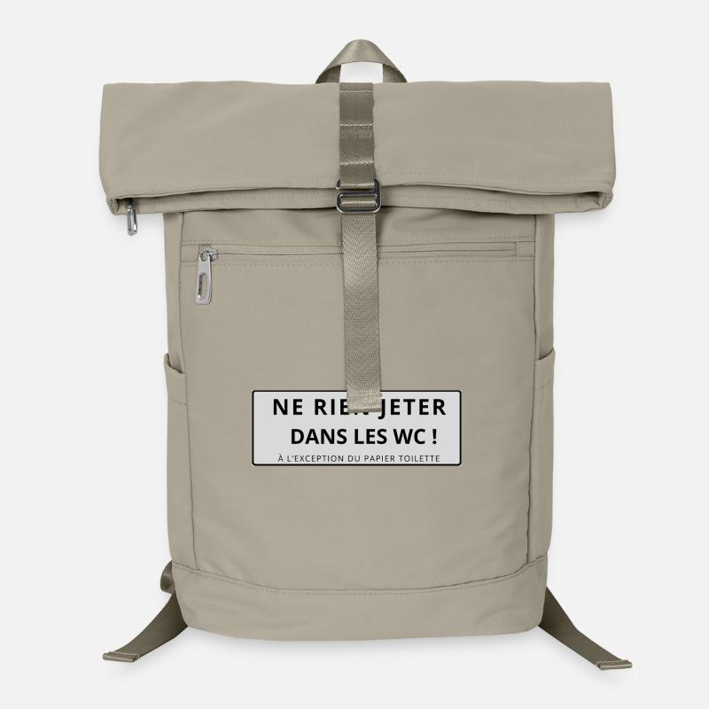 WC-Aufkleber Laptop-Rucksack 