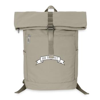 99% OPTIMIST Banderole - Laptop-Rucksack  - Sandbeige - Vorne