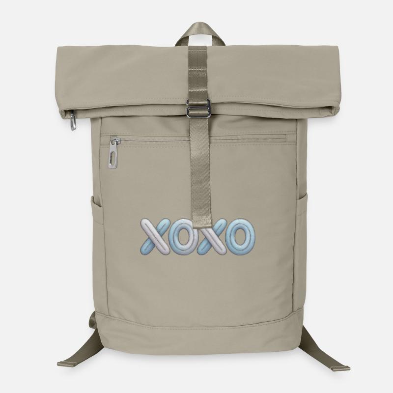 Broderie patchwork XOXO Sac à dos ordinateur