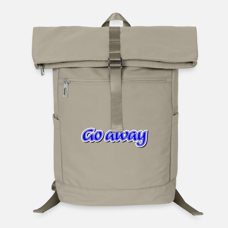 Go away Claim - Vectorgraphic - Laptop Backpack - sand beige