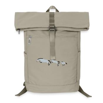 Chevaux en Mouvement Effervescent - Sac à dos ordinateur - beige sable - Devant