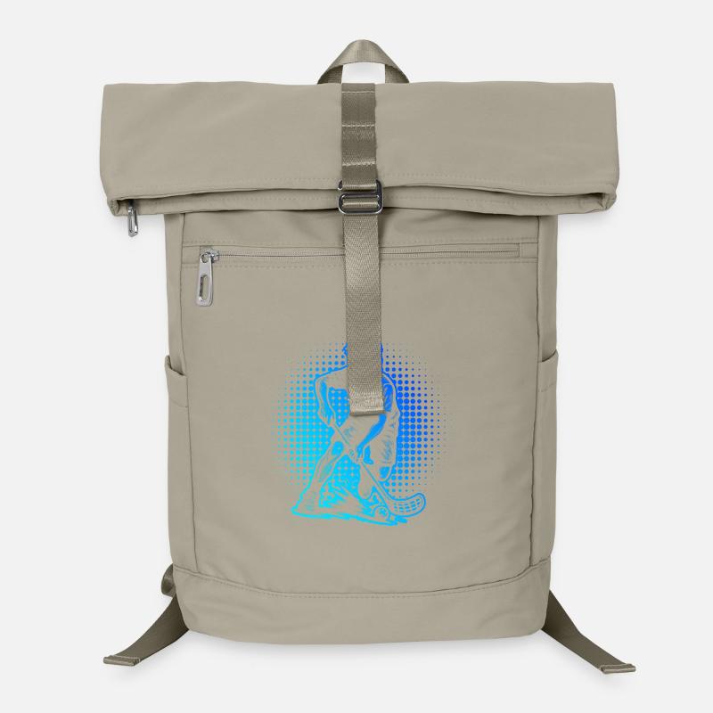 Einfach Floorball zeitloses Design Laptop-Rucksack 