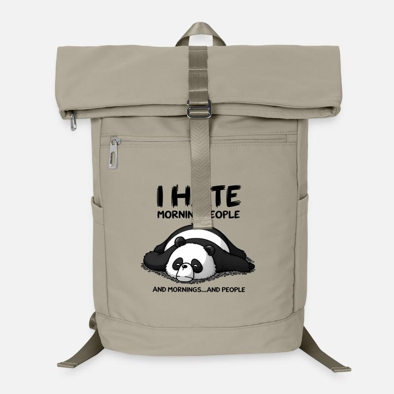 I Hate Morning People Laptop Backpack