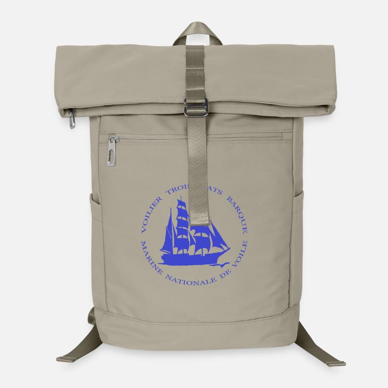 SAILBOAT THREE MASTS FRENCH NAVY CREA RUNEMBERG Laptop Backpack