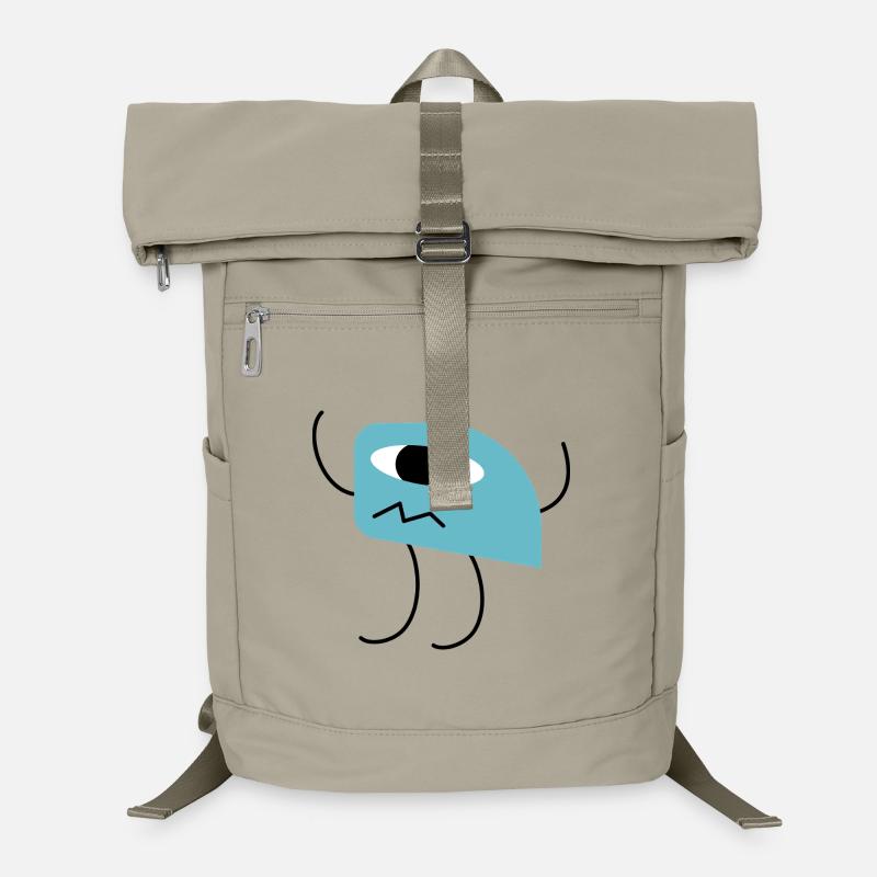 Süßes kleines Monster Zyklop Design Laptop-Rucksack 