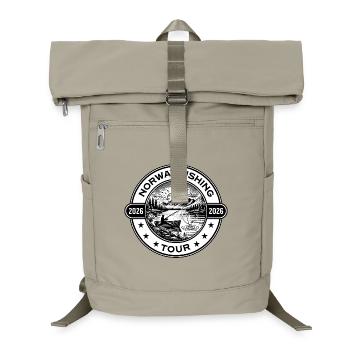 Voyage de pêche en Norvège 2026 - Sac à dos ordinateur - beige sable - Devant