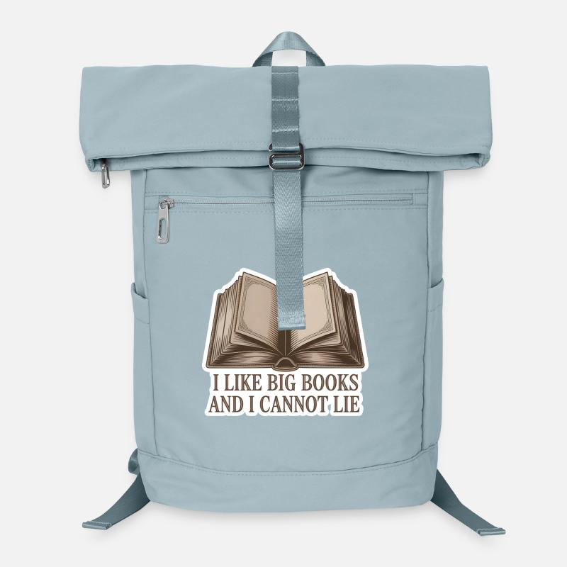I like Big Books cannot lie funny Bookworm Quote  Laptop-Rucksack 