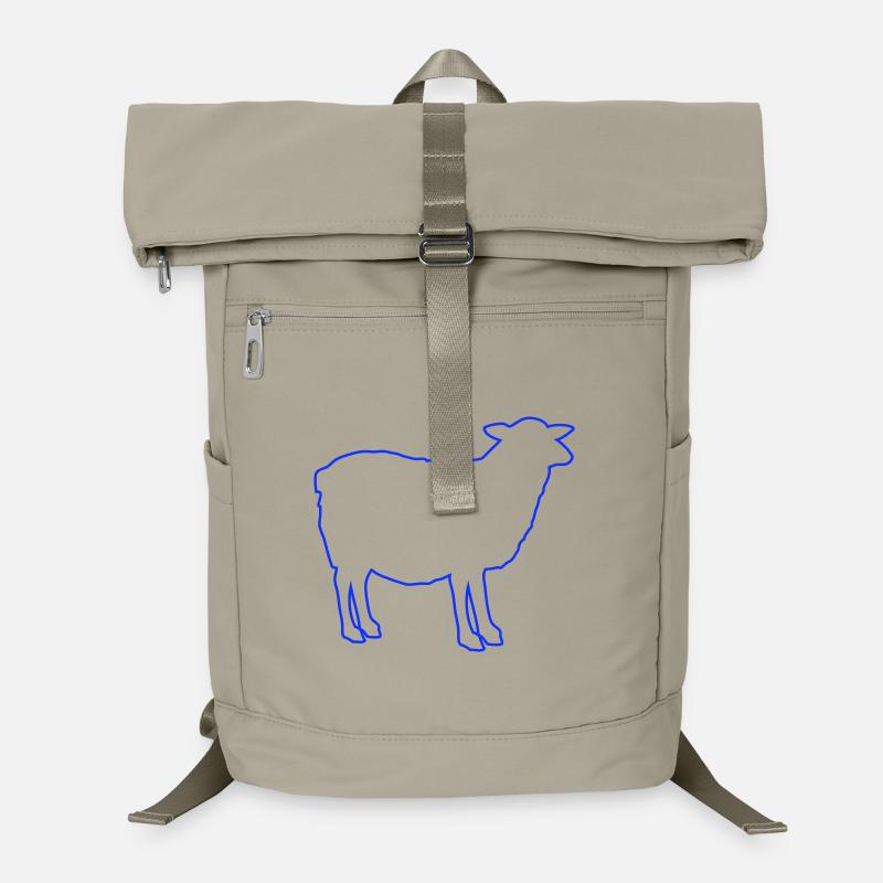 Silhouette de mouton Sac à dos ordinateur