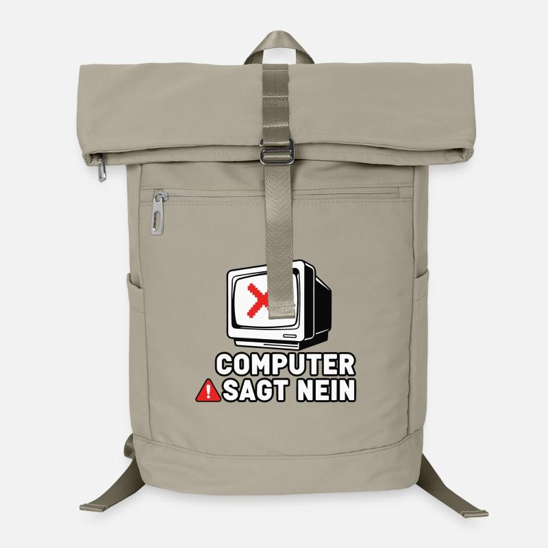 Computer Says No Retro Pixel Laptop Backpack