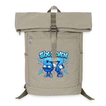 Six Seven Bros - Laptop Backpack - sand beige - Front