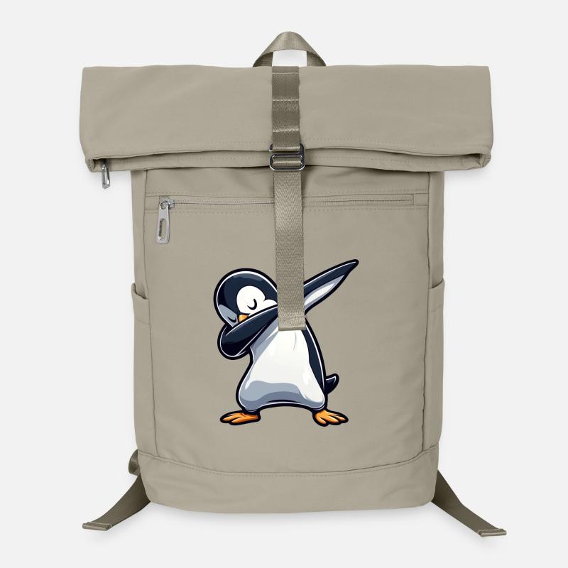 Pingouin cool Dabbing Danse Plaisir détendu Sac à dos ordinateur
