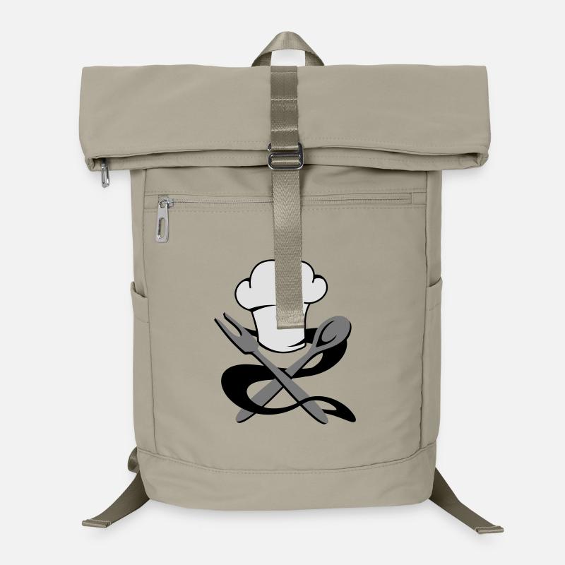 A chef's hat with spoon and fork Laptop Backpack