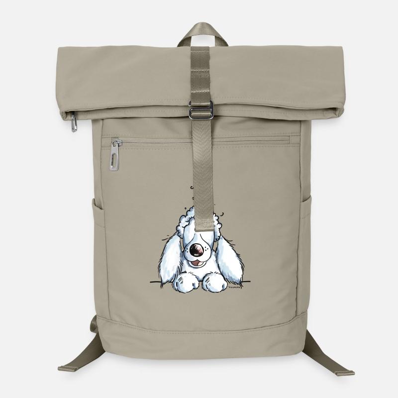 Knuffiger Pudel - Königspudel - Zwergpudel - Comic Laptop-Rucksack 
