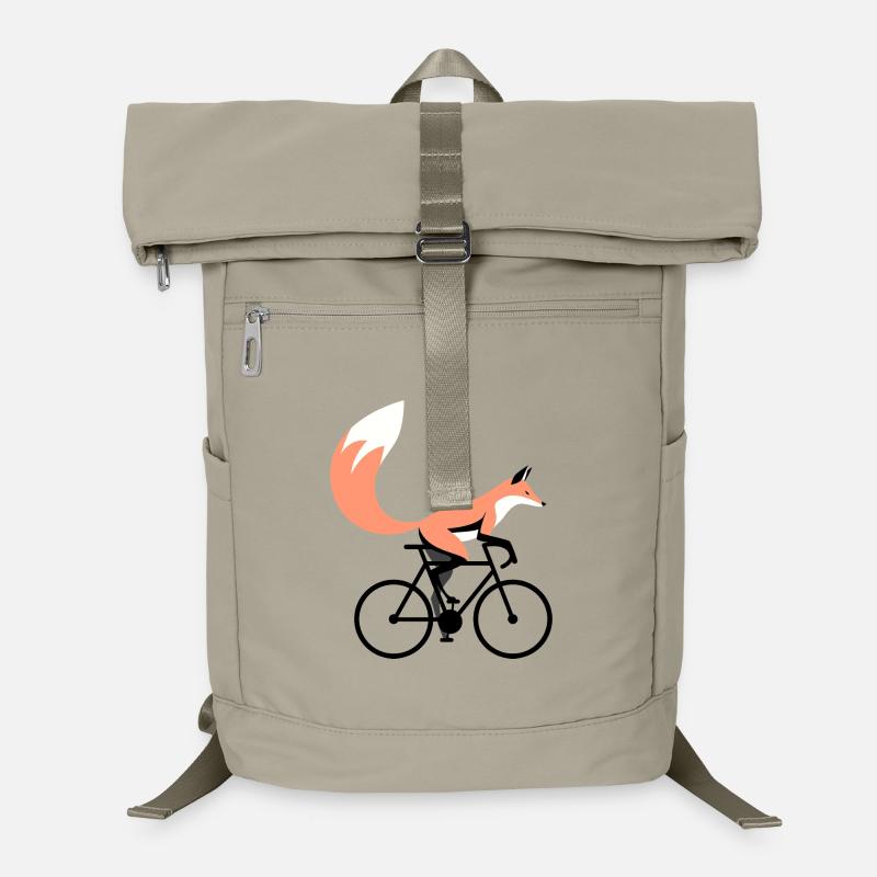 Bicycle Fox Laptop Backpack