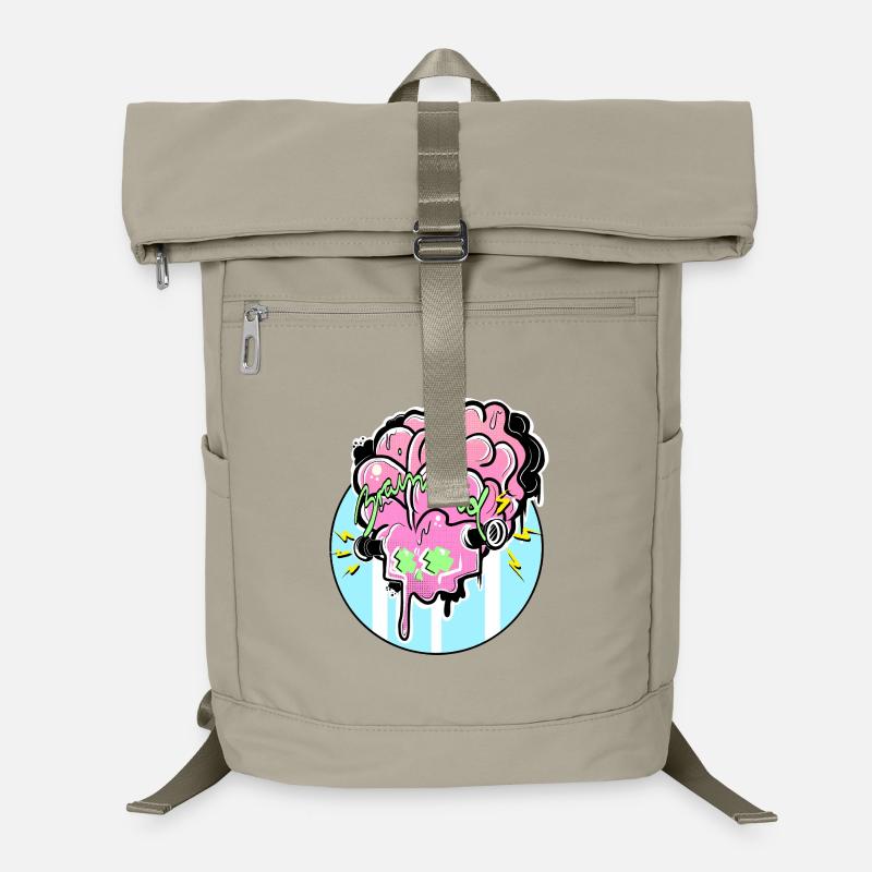 Brain Graffiti Power Laptop Backpack