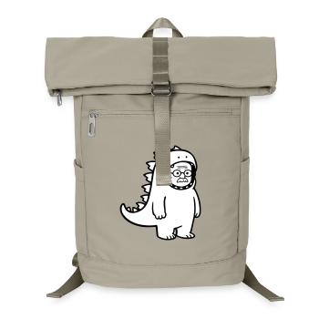 Carnival grouch grandpa - Laptop Backpack - sand beige - Front