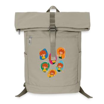 Pumuckl Zeigt Verschiedene Emotionen - Laptop-Rucksack  - Sandbeige - Vorne