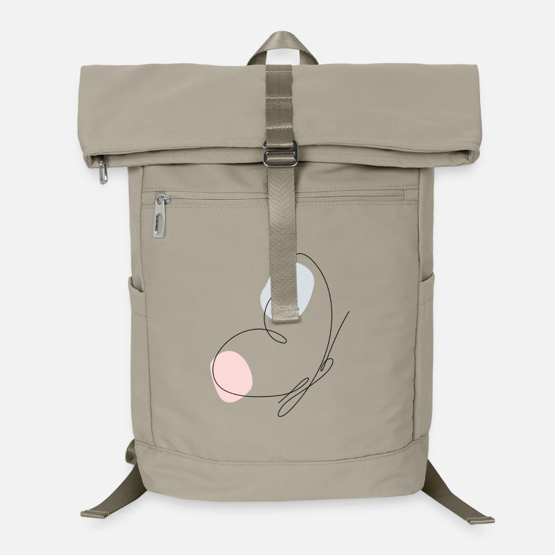 Abstract Line Art Minimal Aesthetic Butterfly Laptop Backpack