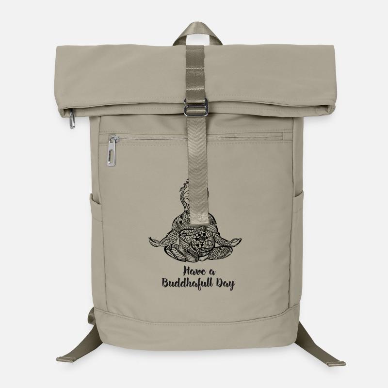 sloth buddha yoga mandala om spirutual chill ou Laptop Backpack