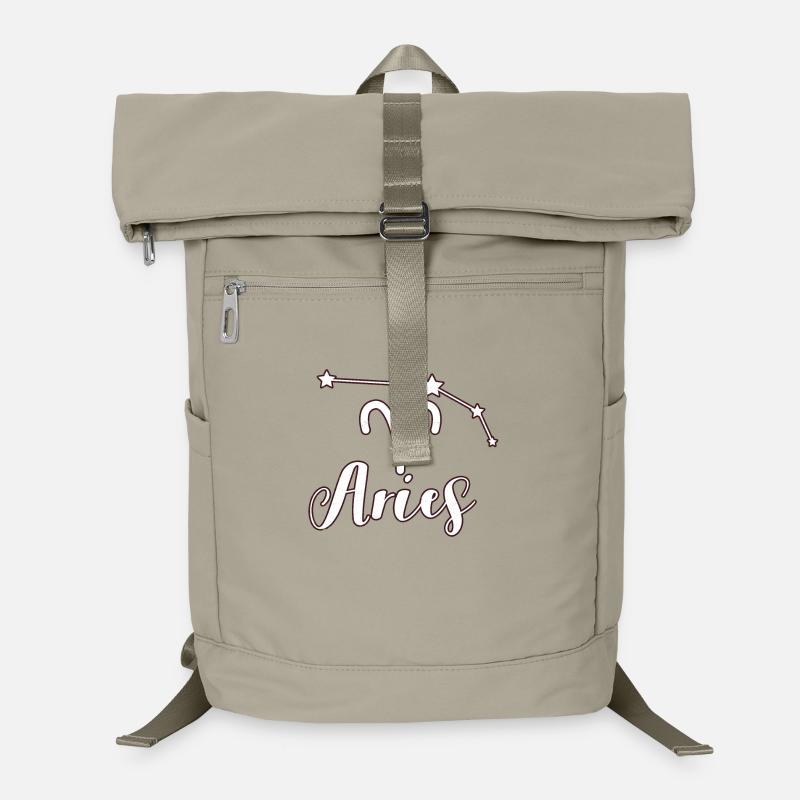 Aries Zodiac Sign Laptop Backpack