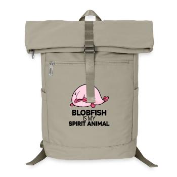 Blobfish Fish - Laptop Backpack - sand beige - Front