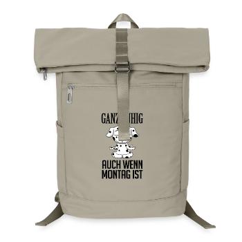 Dalmatiner Hund - Laptop-Rucksack  - Sandbeige - Vorne